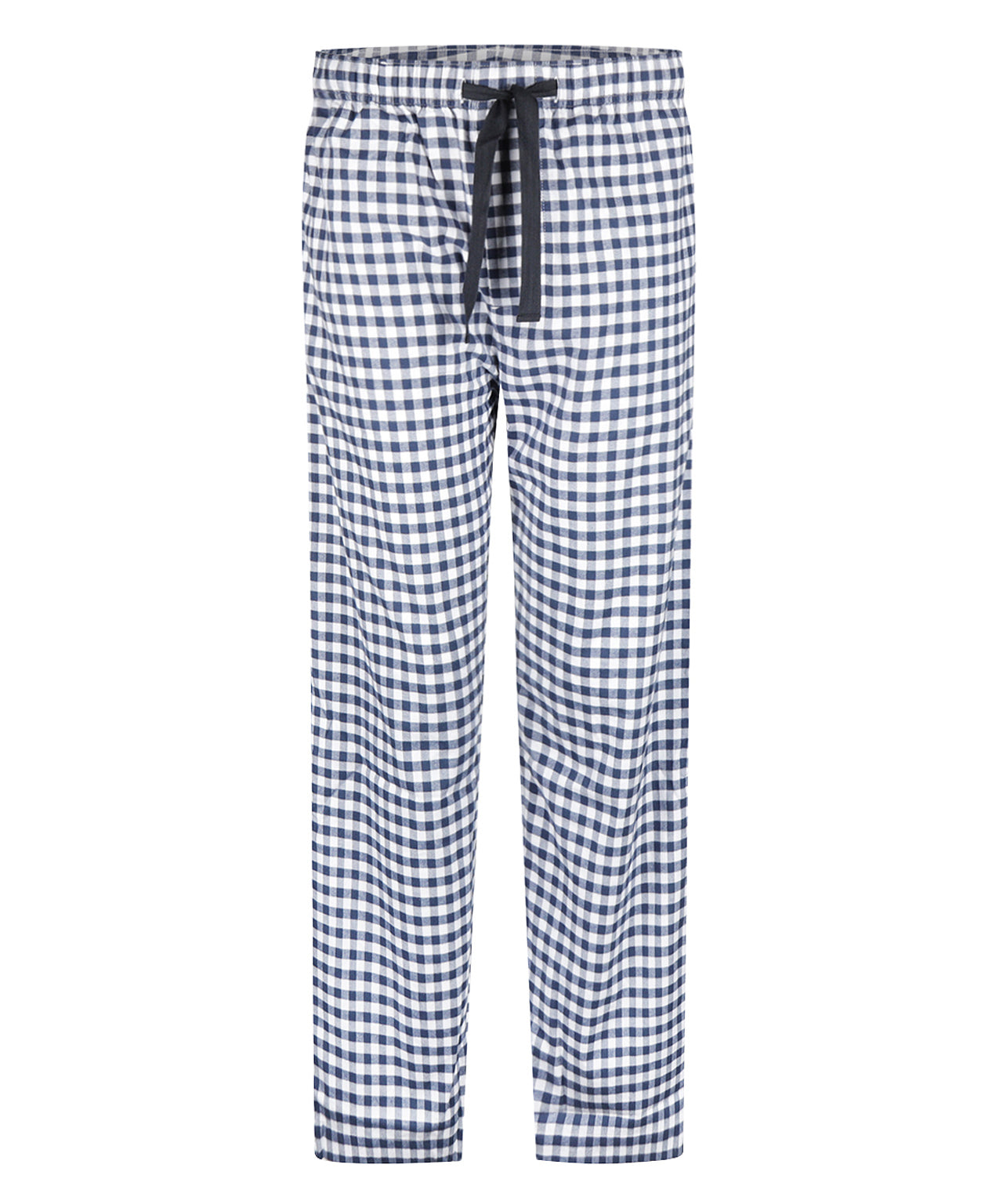 Katoen Flannellen Pyjamabroek | Donker Blauw Ruit