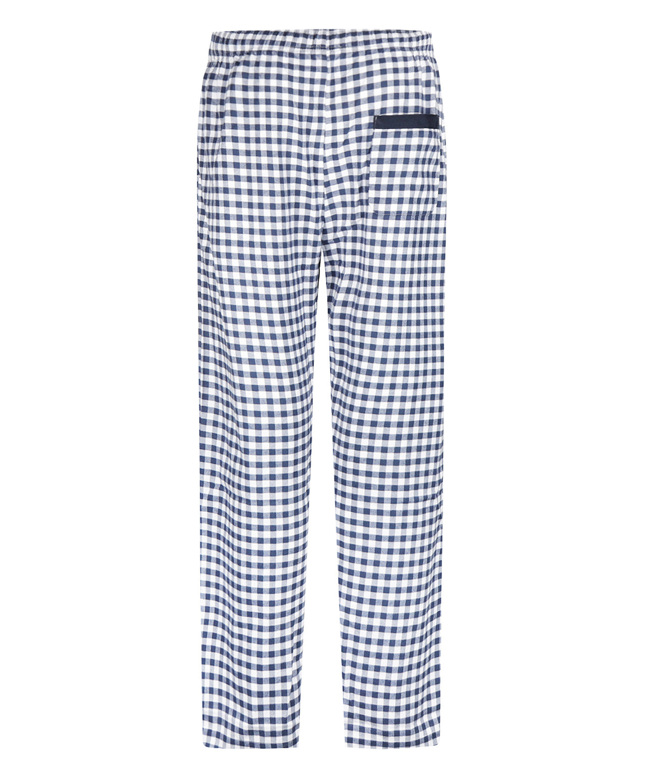 Katoen Flannellen Pyjamabroek | Donker Blauw Ruit