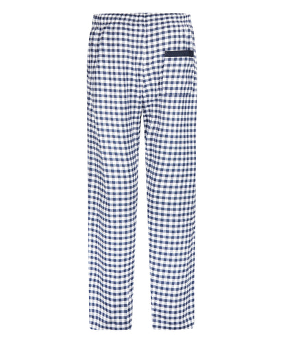Katoen Flannellen Pyjamabroek | Donker Blauw Ruit