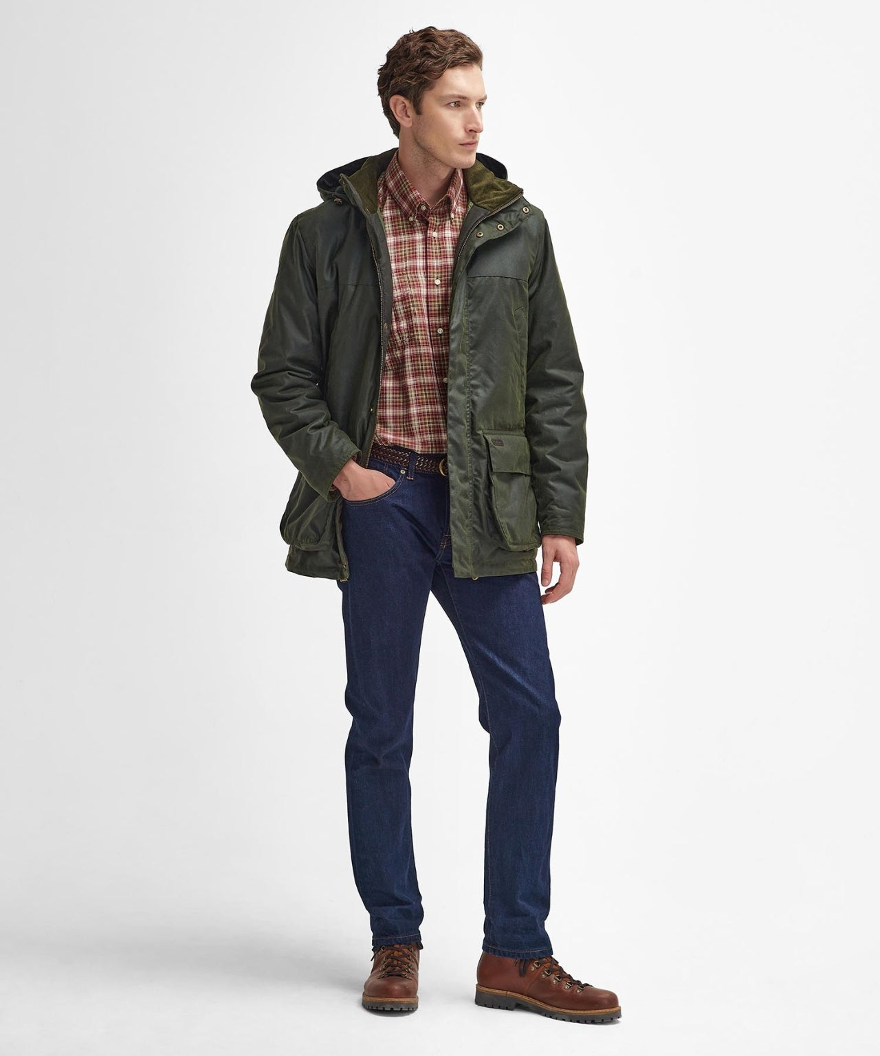 Barbour Bleaberry Wachsjacke | Grün