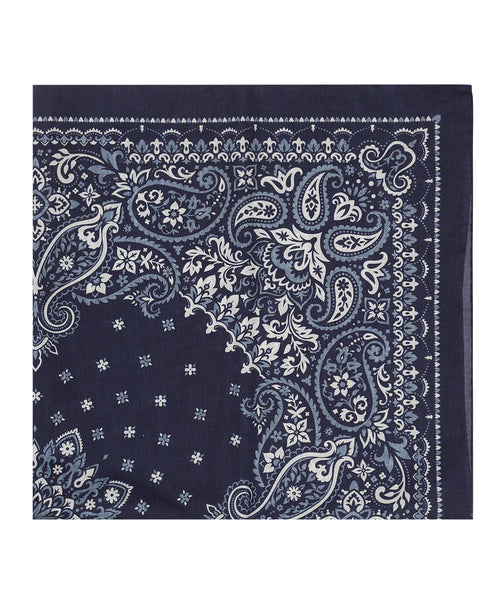 Silk Bandana | Blue