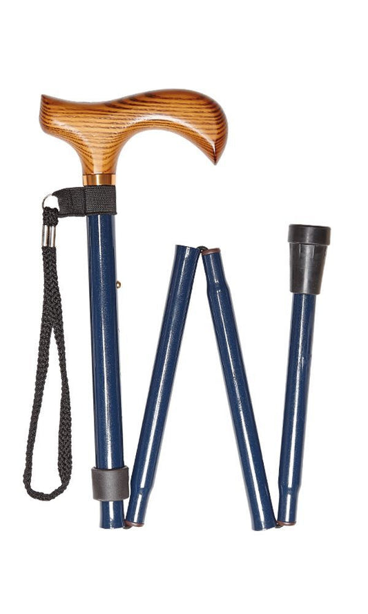 Faltbarer Gehstock | Blau