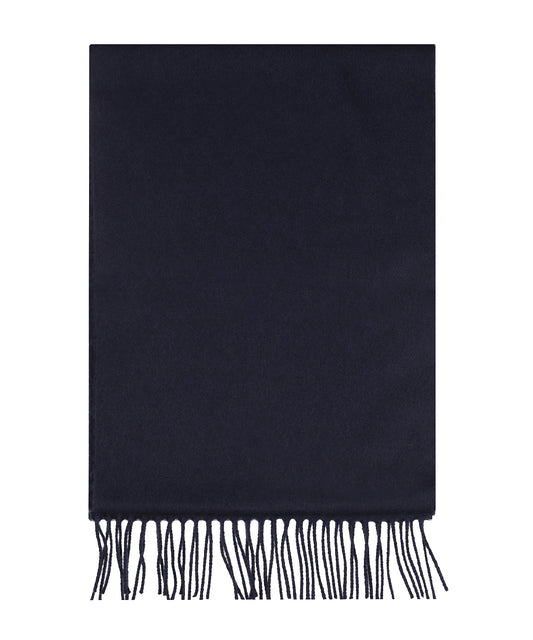 Karierter Wollschal | Marineblau