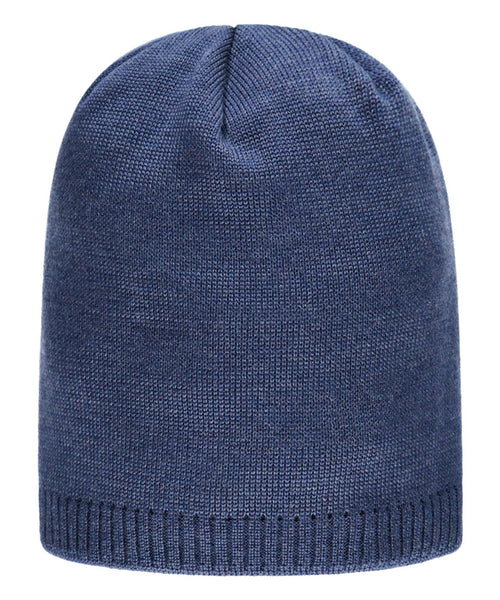 Wool Beanie | Denim Blue