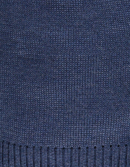 Wollmütze | Denimblau