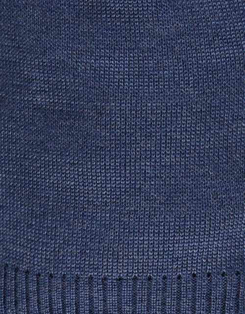 Wool Beanie | Denim Blue
