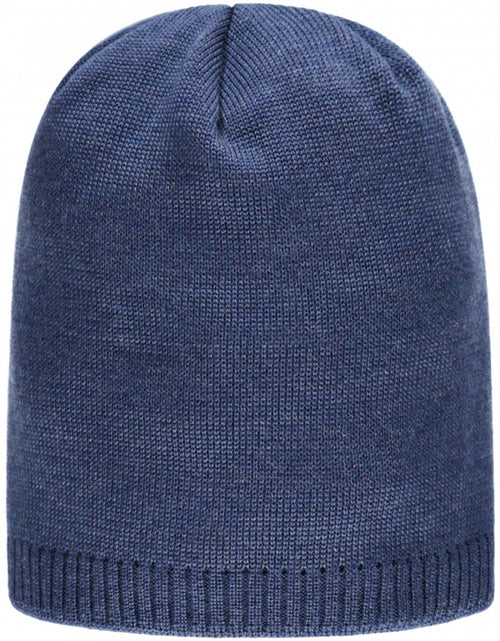 Wool Beanie | Denim Blue
