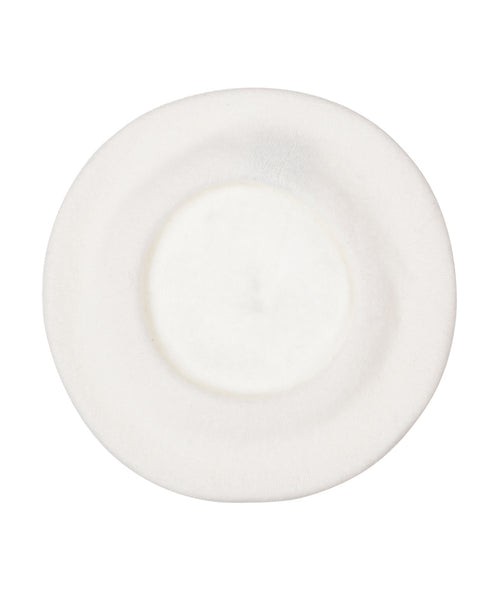 Wool Beret | White