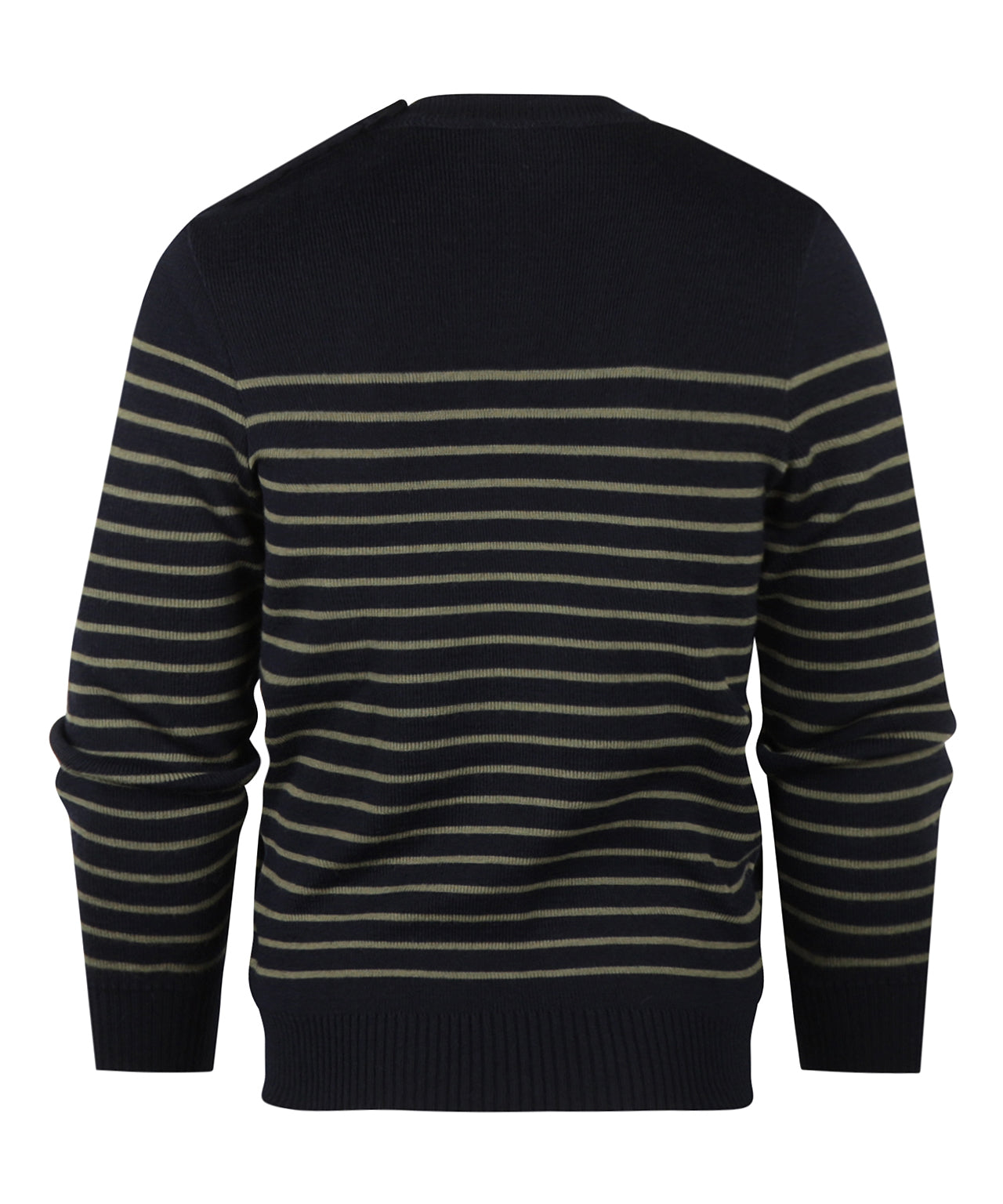 Saint James Pullover BinicII Round Neck | Green