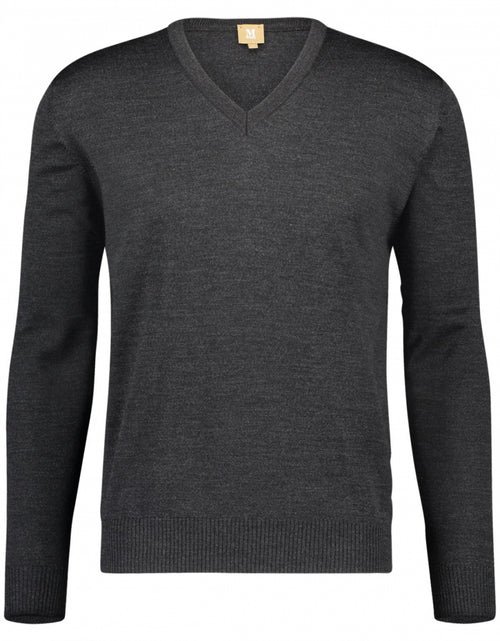 Pullover Merino wool v-neck | Charcoal