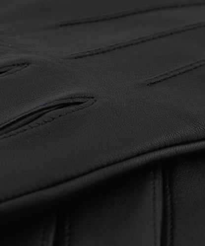 Handschuh aus weichem Nappaleder | Schwarz