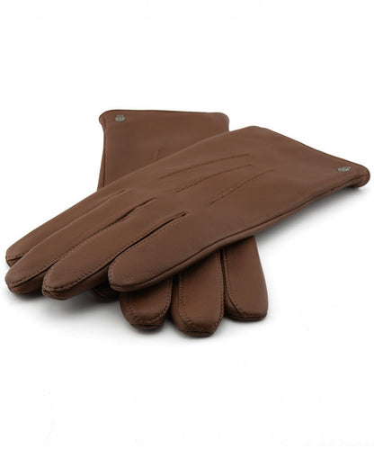 Handschuh aus weichem Nappaleder | Braun