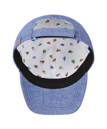 Baseball cap | Denim Blauw
