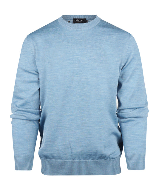 Maerz Rundhalspullover | Blau