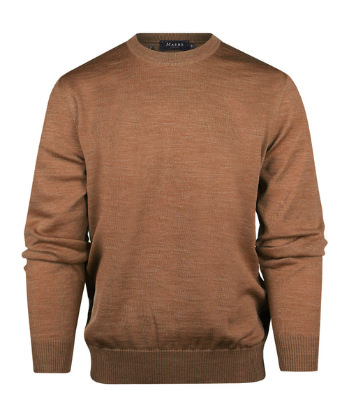 Pullover Maerz round neck | Brown