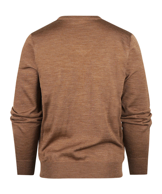 Pullover Maerz Rundhals | Braun