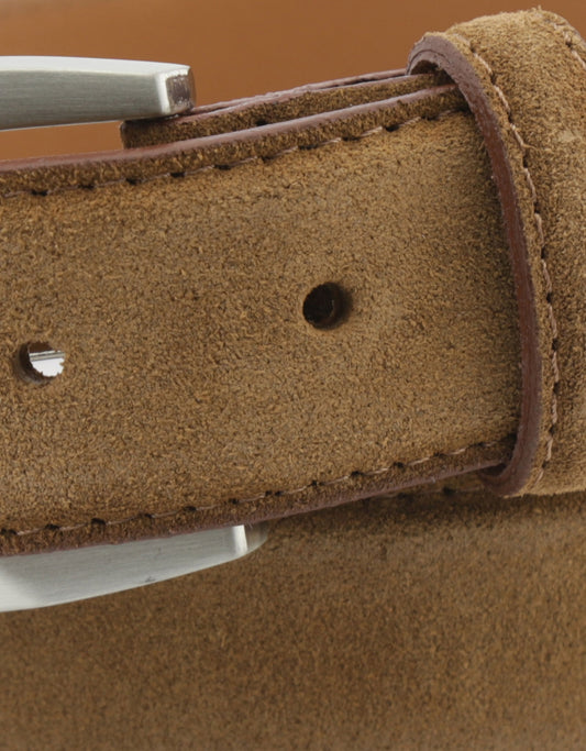 Eleganter Wildledergürtel | Braun