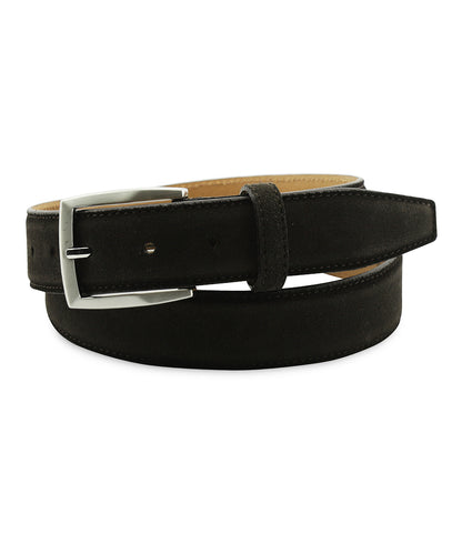 Suede Riem | DonkerBruin
