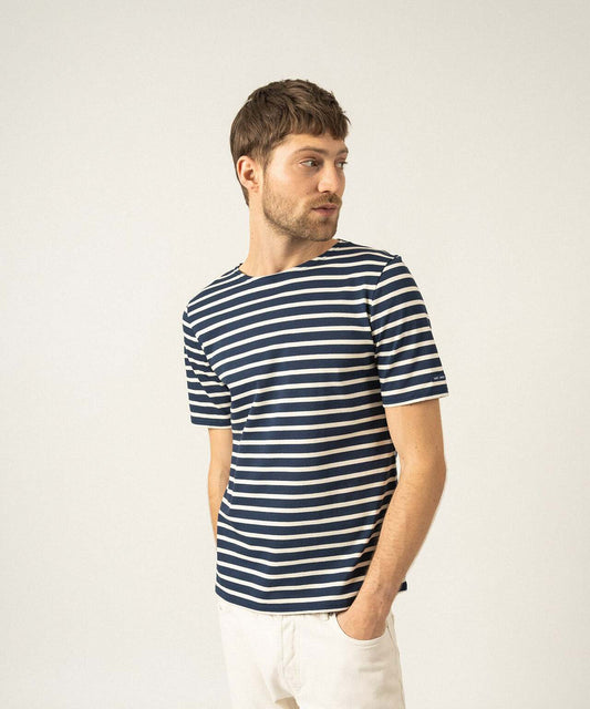 Levant Rundhals-T-Shirt | Marineblau