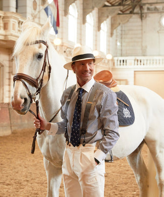 Boston Trousers Pleated and Turn-up | White