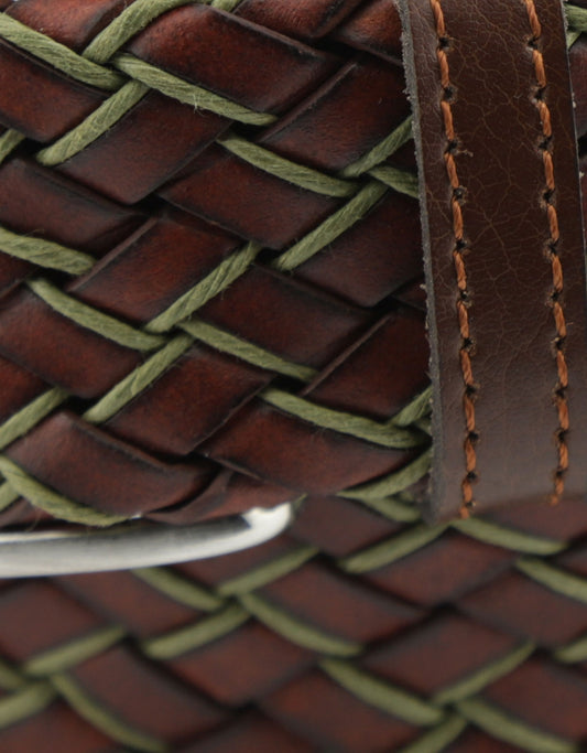 Geflochtener Ledergürtel | Design