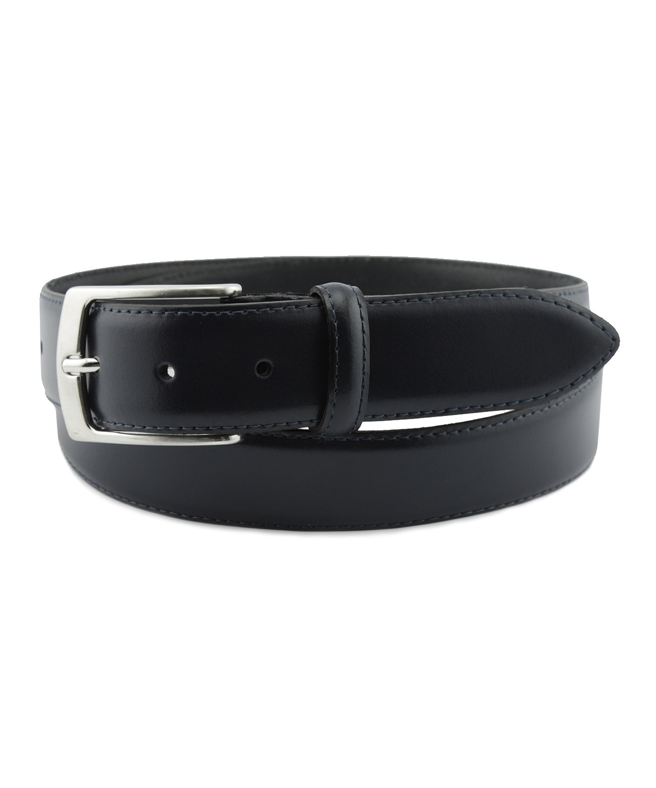 Leather belt | Navy Blue