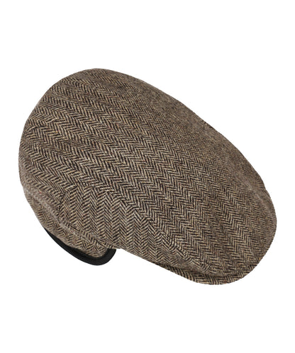 Tweed Cap | Bruin/Zand herringbone