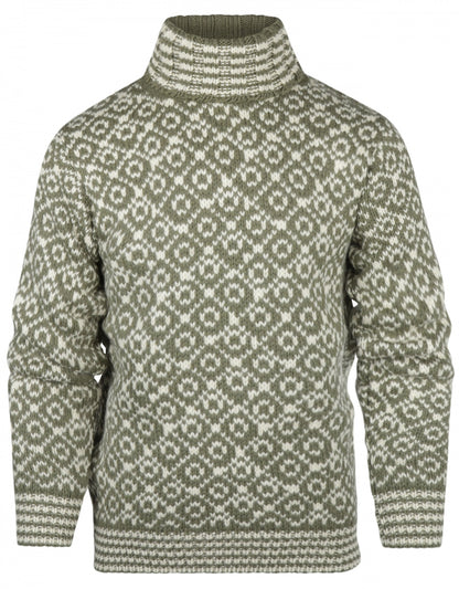 Rollkragenpullover Svalbard | Grün