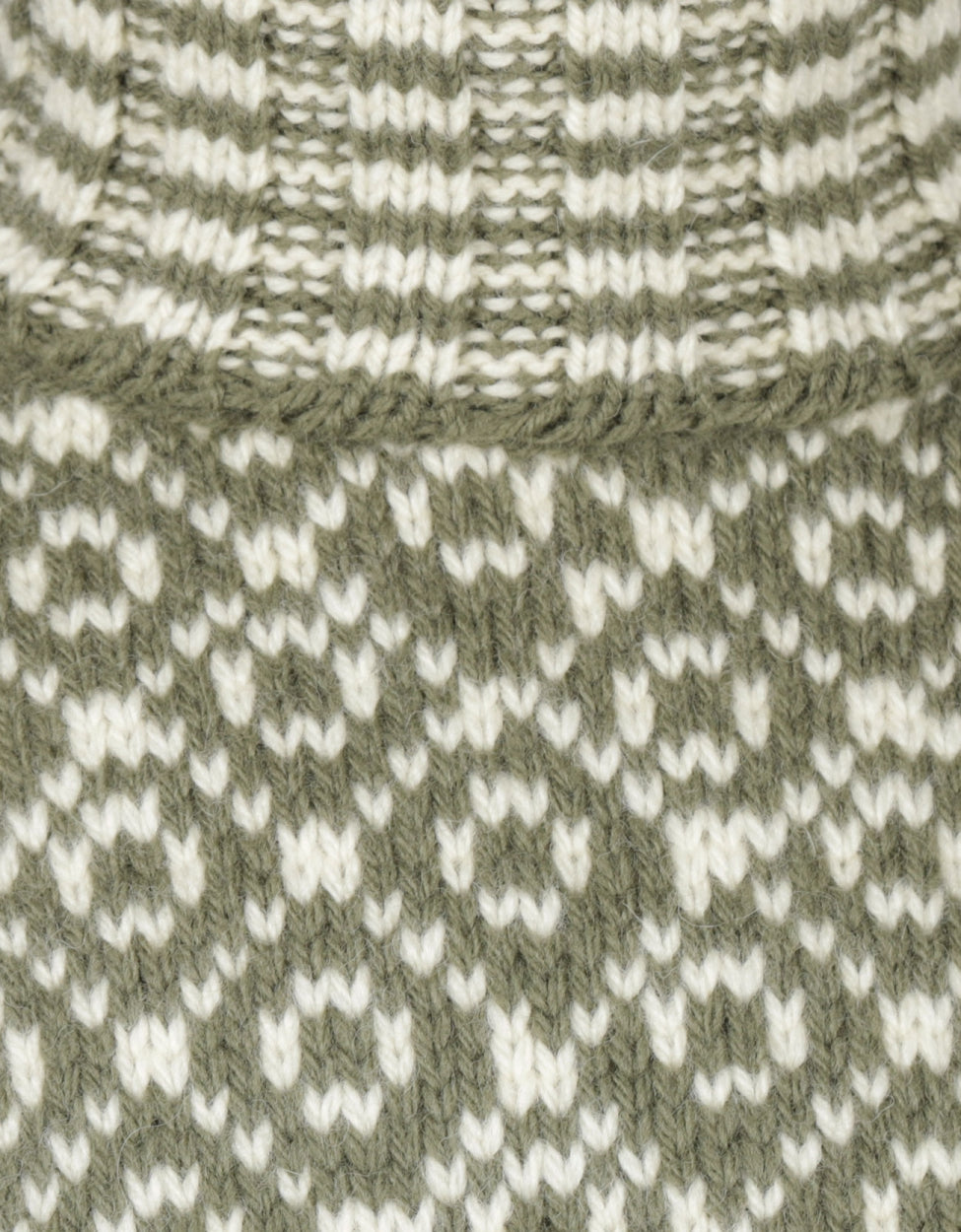 Rollkragenpullover Svalbard | Grün