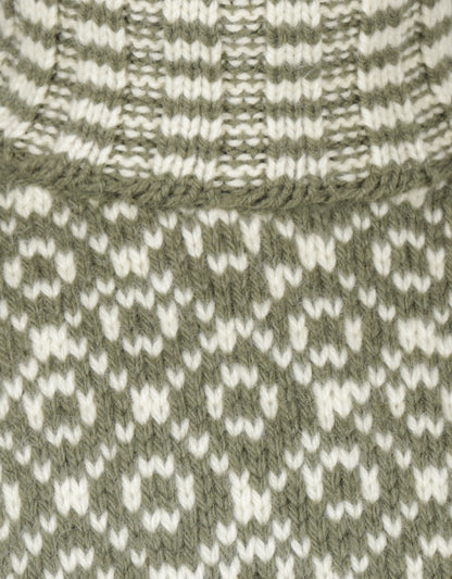 Rollkragenpullover Svalbard | Grün