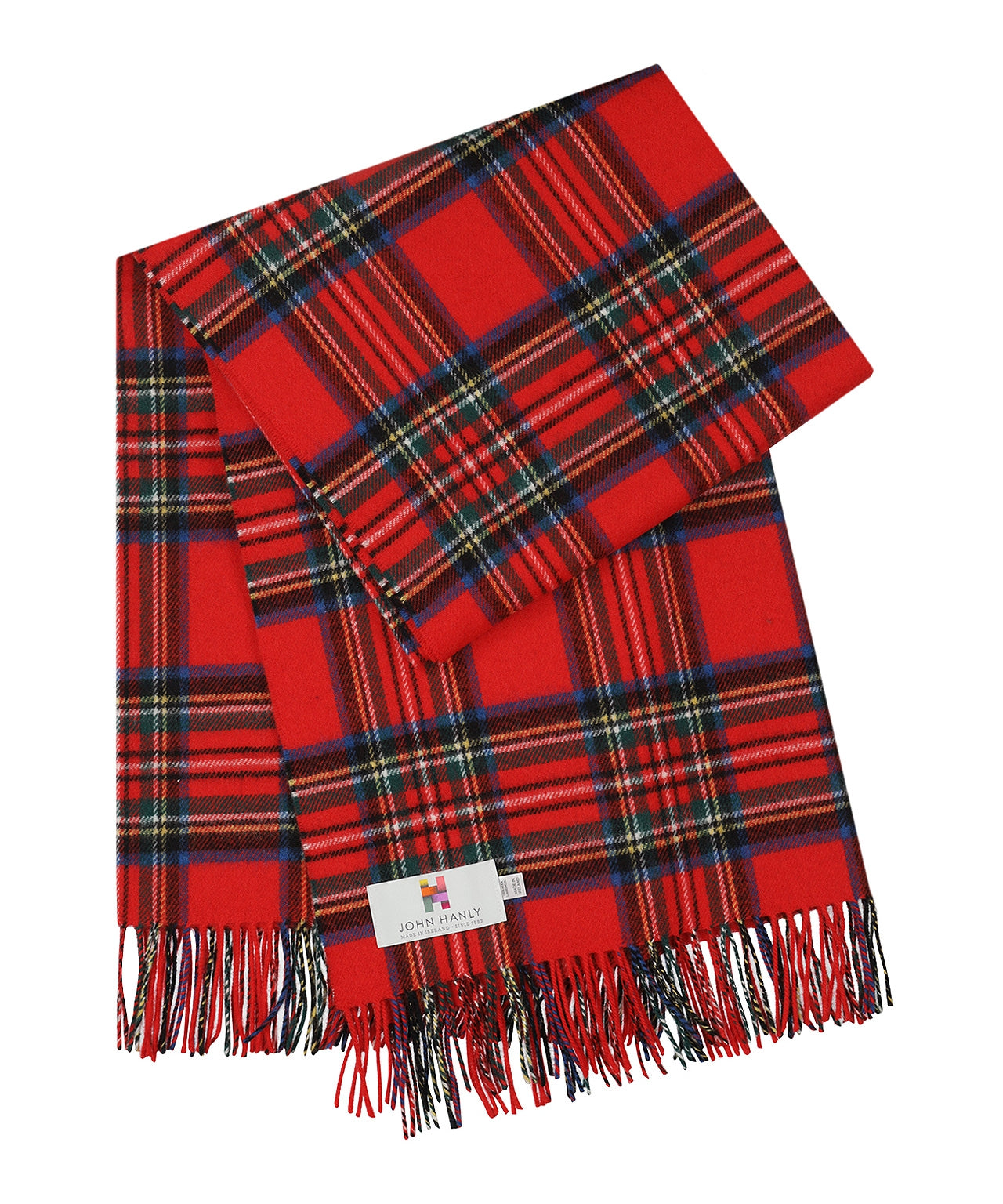 Irisches Lammwollkaro | Royal Stewart Tartan