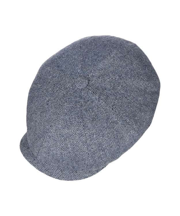 Hatteras Silk | Blauw herringbone