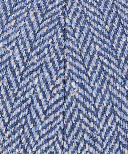 Hatteras Silk | Blauw herringbone