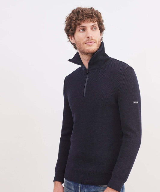 Saint James Skipper-Trikot Cotentin | Marineblau