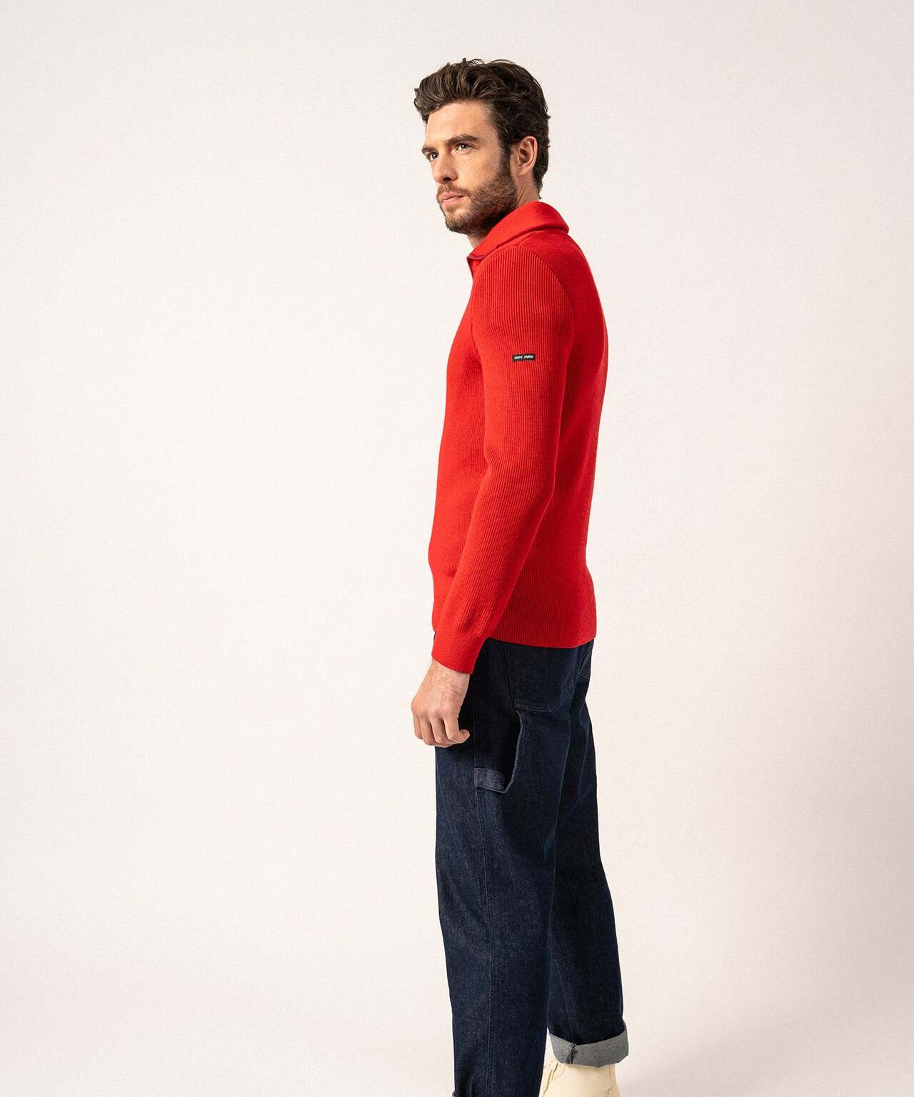 Saint James Skipper-Trikot Cotentin | Rot