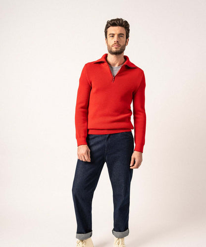 Saint James Skipper-Trikot Cotentin | Rot