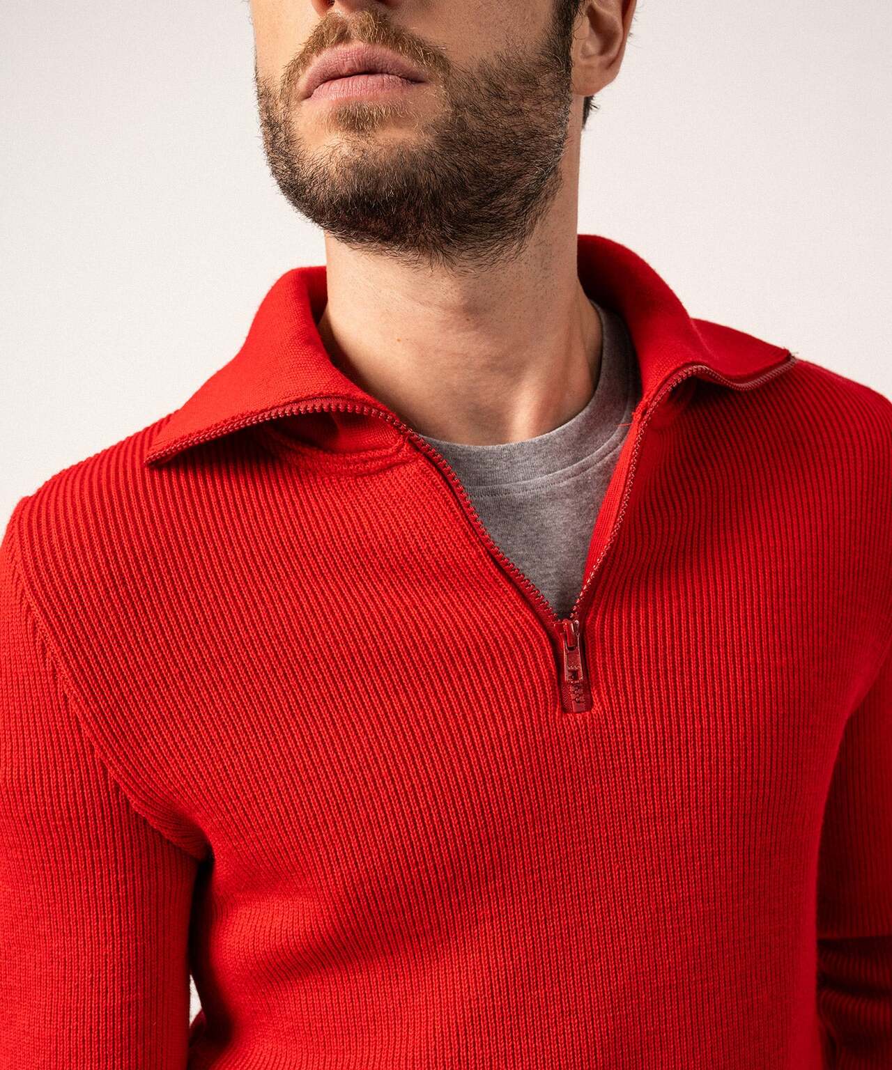 Saint James Skipper-Trikot Cotentin | Rot