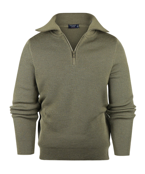 Saint James Cotentin Sailor Sweater | Green