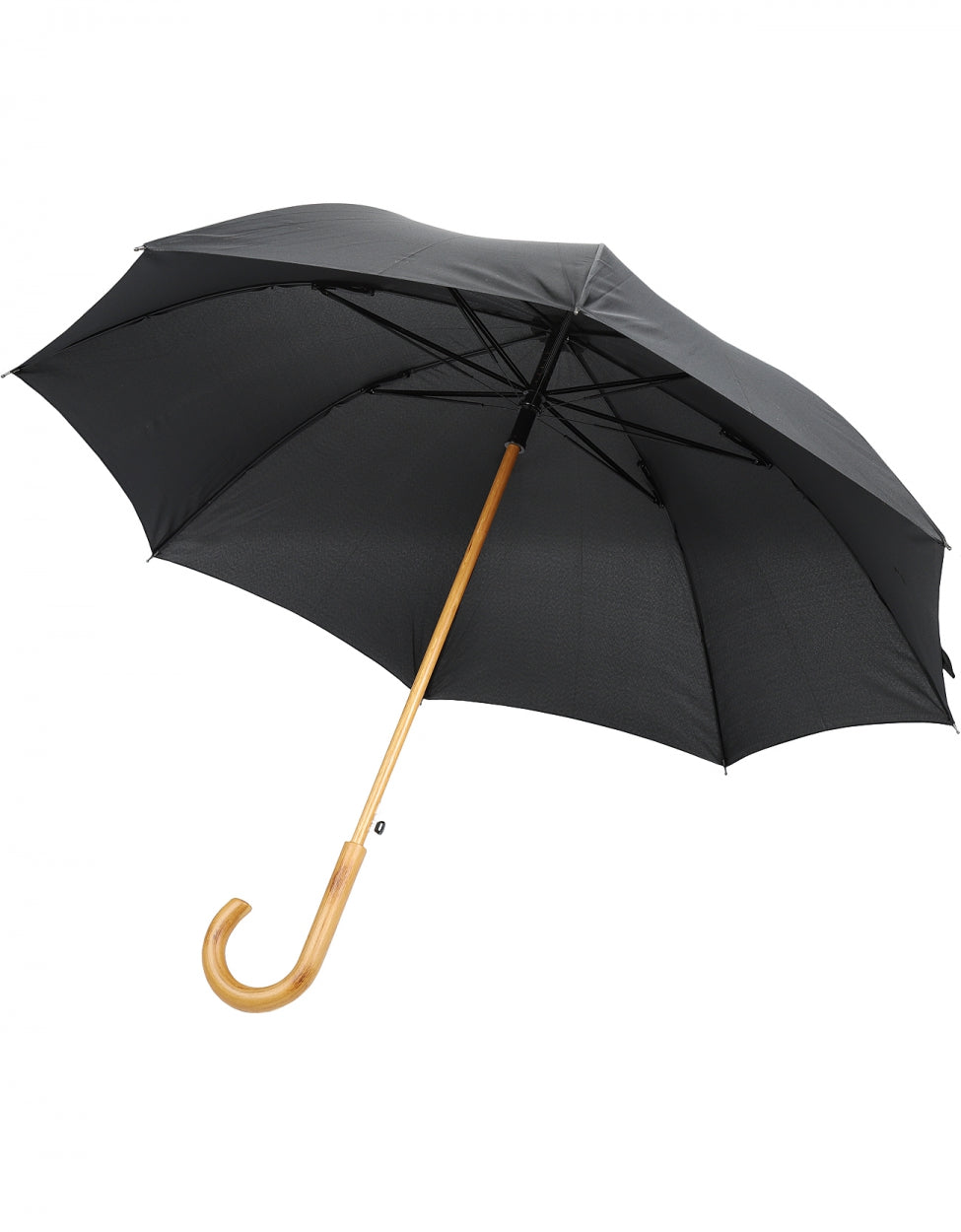 Klassischer Vollrahmen-Regenschirm | Schwarz
