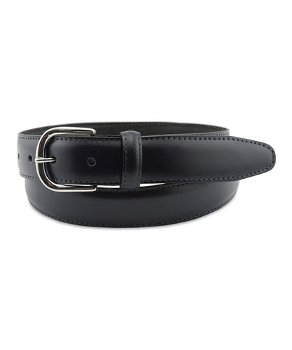 Riem Leer Zilver | Navy