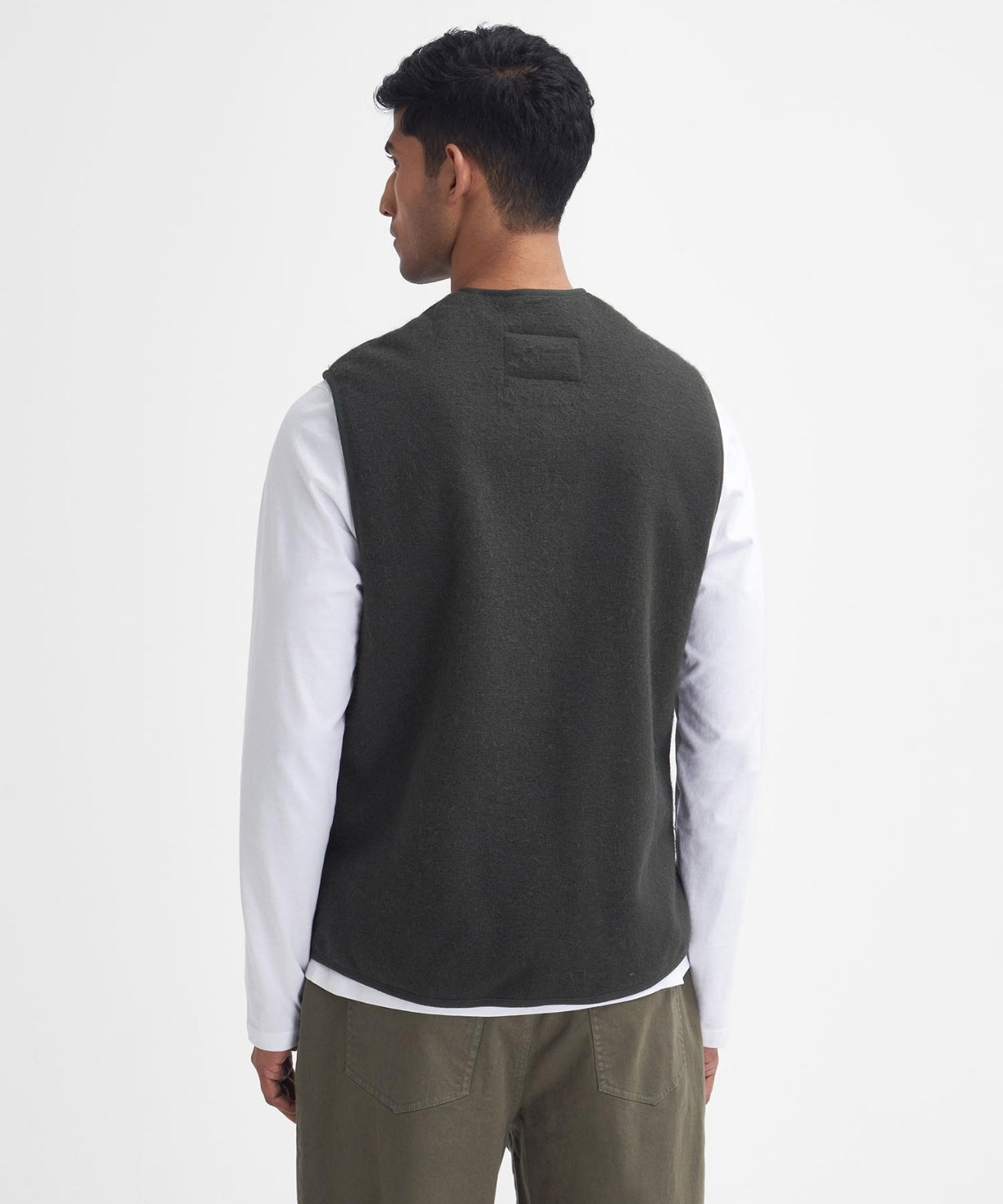 Warmer Pile-Liner-Bodywarmer | Grün