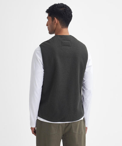 Warmer Pile-Liner-Bodywarmer | Grün