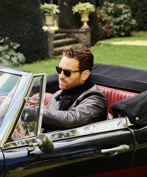 Wellington Leather Pilot Jacket Belen | Brown