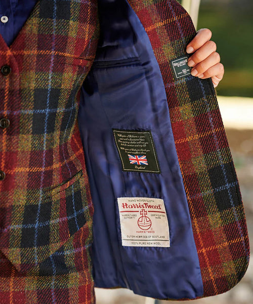 Harris Tweed Women's Blazer Carola | Red