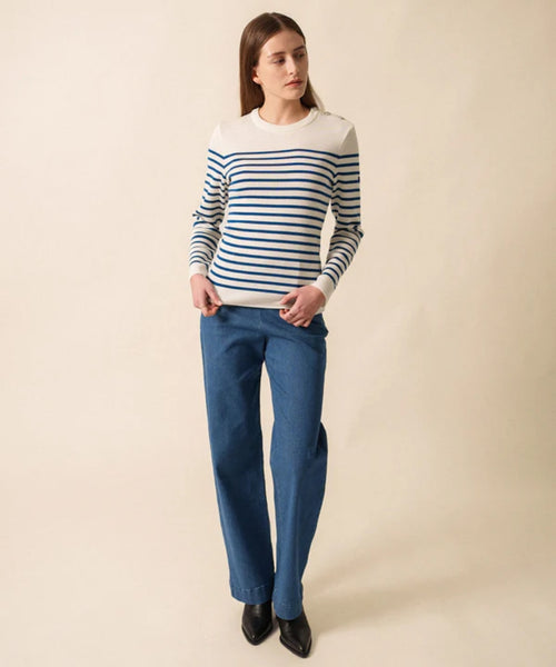 Saint James Pullover Maree IIR | Wit