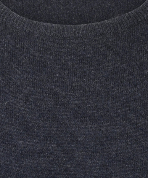 Pullover Lamswol ronde hals dutch fit | Oxford Blue