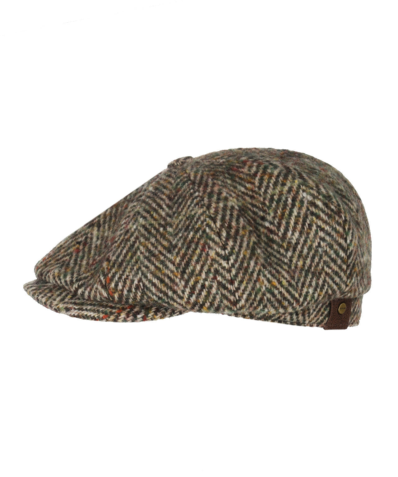 Hatteras Herringbone WV | Olijf/Beige Herringbone – The English Hatter