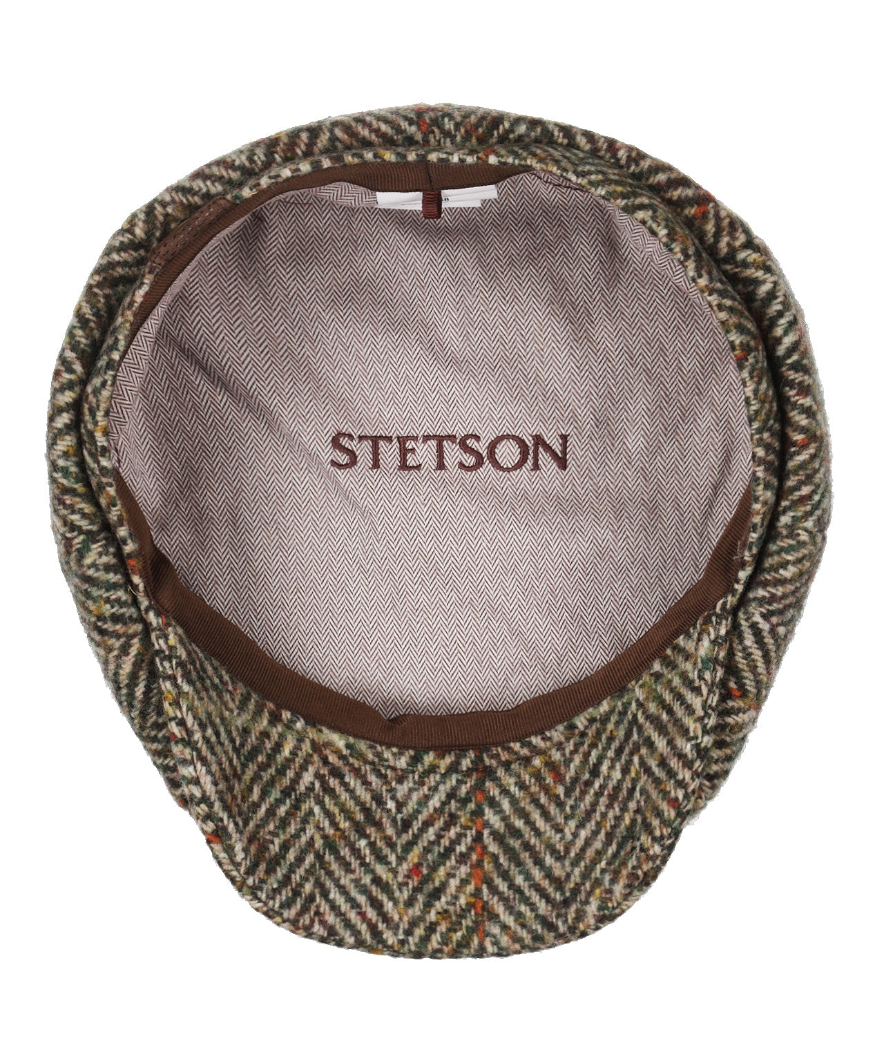 Stetson Hatteras Fischgrätmuster WV | Oliv/Beige