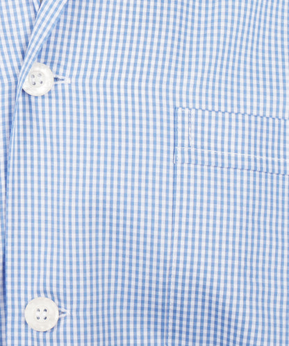 Derek Rose Pyjama | Blue micro check