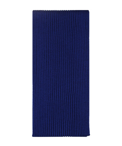 Sjaal gebreid wol | Donkerblauw